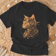 Steam Punk Catkitten Kitty Steampunk T-Shirt Geschenke für alte Männer