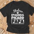 Stolzer Epagneul Picard Papa T-Shirt Geschenke für alte Männer