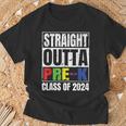 Straight Outta Pre-K School Graduation Class Of 2024 T-Shirt Gifts for Old Men