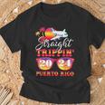 Straight Trippin' 2024 Family Vacation Puerto Rico Matching T-Shirt Gifts for Old Men