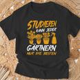 Studieren Kann Jeder Gärtnern Nur Die Besten Garten Gärtner T-Shirt Geschenke für alte Männer