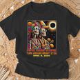 Sugar Skull Total Solar Eclipse Turn Around Bright Eyes T-Shirt Gifts for Old Men