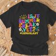 Is It Summer Break Yet Lunch Lady Last Day Of School Groovy T-Shirt Gifts for Old Men
