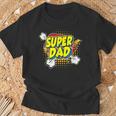 Super Awesome Matching Superhero Dad T-Shirt Gifts for Old Men