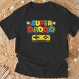 Super Daddio Gamer Dad T-Shirt Gifts for Old Men