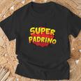 Súper Padrino Regalo Para Padrino De Bautizo Camiseta unisex Regalos para ancianos