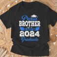 Super Proud Brother Of 2024 Graduate Awesome Family College T-Shirt Gifts for Old Men