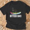 Surfing Otter 841 California Sea Otter 841 Surfer T-Shirt Gifts for Old Men