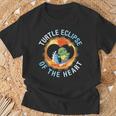 Surfing Total Eclipse Turtle Eclipse Of The Heart 04 08 2024 T-Shirt Gifts for Old Men