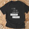 T-Shirt Humour Homme Globalement Je M'en Bats Les Couilles Cadeaux pour les vieillards