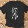 T-Shirt Noir The Clash, Design Iconique pour Fans de Punk Rock Cadeaux pour les vieillards