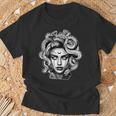 Tatuado Medusa Mitología Griega Work Camiseta unisex Regalos para ancianos