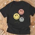 Teaching Makes Me Happy Smile Face School For Teacher T-Shirt Gifts for Old Men