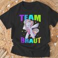 Team Braut Einhorn Hochzeit Unicorn Junggesellenabschied T-Shirt Geschenke für alte Männer