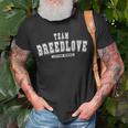 Team Breedlove Lifetime Member Family Last Name T-Shirt Gifts for Old Men