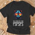 Tell Your Cat I Said Pspsps Saying Cat Lover T-Shirt Gifts for Old Men
