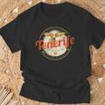 Teneriffa Papagei Kanarische Inseln Spanienintage Souvenir S T-Shirt Geschenke für alte Männer