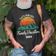 Tennessee Smoky Mountains Family Vacation 2024 Gatlinburg T-Shirt Gifts for Old Men