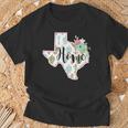 Texas Home Cactus T-Shirt Gifts for Old Men