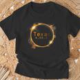 Texas Total Solar Eclipse 2024 Solar Eclipse T-Shirt Gifts for Old Men