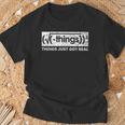 Things Just Got Real Mathematics Nerd T-Shirt Gifts for Old Men