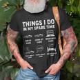 Things I Do In My Spare Time Car Guy Car Enthusiast T-Shirt Gifts for Old Men