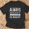 The Time Is Always Right To Do What Is Right Mlk Quote T-Shirt Gifts for Old Men