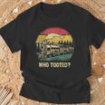 Who Tooted Train Lover Boys Collector Railroad T-Shirt Gifts for Old Men