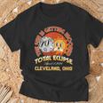 Total Solar Eclipse 040824 Cleveland Ohio T-Shirt Gifts for Old Men