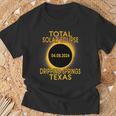 Total Solar Eclipse 2024 Dripping Springs Texas Totality T-Shirt Gifts for Old Men