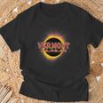 Total Solar Eclipse 2024 Vermont America Totality Event T-Shirt Gifts for Old Men