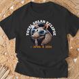 Total Solar Eclipse 4 8 2024 Path American Armadillo Eclipse T-Shirt Gifts for Old Men