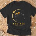 Total Solar Eclipse April 08 2024 Totality Cat Lovers T-Shirt Gifts for Old Men