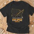 The Total Solar Eclipse Is Coming To North America On April T-Shirt Gifts for Old Men