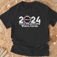 Total Solar Eclipse Waco Texas April 8 2024 Totality T-Shirt Gifts for Old Men