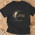 Total Solareclipse 2024 America T-Shirt Gifts for Old Men