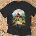 Travel Adventure Trip Summer Vacation Luang Prabang Laos T-Shirt Gifts for Old Men
