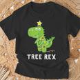 Tree Rex Dinosaur Pyjamas T-Shirt Geschenke für alte Männer