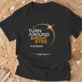 Turn Around Bright Eyes America Totality Solar Eclipse 2024 T-Shirt Gifts for Old Men