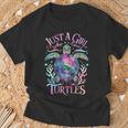 Turtle Sea Ocean Cute Just A Girl Who Loves Turtles T-Shirt Gifts for Old Men