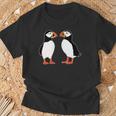 Two Cute Puffin T-Shirt Geschenke für alte Männer