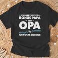 Two Titel Bonus Papa Und Opa Bonus Papa Grandpa S T-Shirt Geschenke für alte Männer