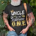 Uncle Of The Notorious One Old School 1St Hip Hop Birthday T-Shirt Gifts for Old Men