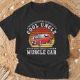 Never Underestimate A Cool Uncle Who Drives A Muscle Car T-Shirt Gifts for Old Men