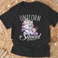 Unicorn Squad Birthday Party Cute Unicorn T-Shirt Gifts for Old Men