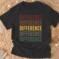 Unterschied Stolz Unterschied T-Shirt Geschenke für alte Männer