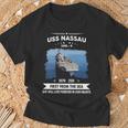 Uss Nassau Lha T-Shirt Gifts for Old Men