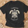 Vacaciones Deerano En Familiaintage Riviera Maya Tortugaacaciones Camiseta unisex Regalos para ancianos