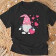 Valentine's Day Gnome Love Holding Red Heart T-Shirt Gifts for Old Men