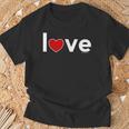 Valentines Day For Him Her Love Decorations Heart T-Shirt Gifts for Old Men